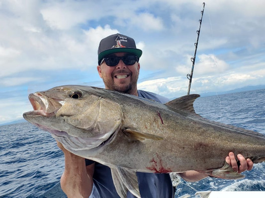 Humble jack caught on Blue Marlin sport fishing trip