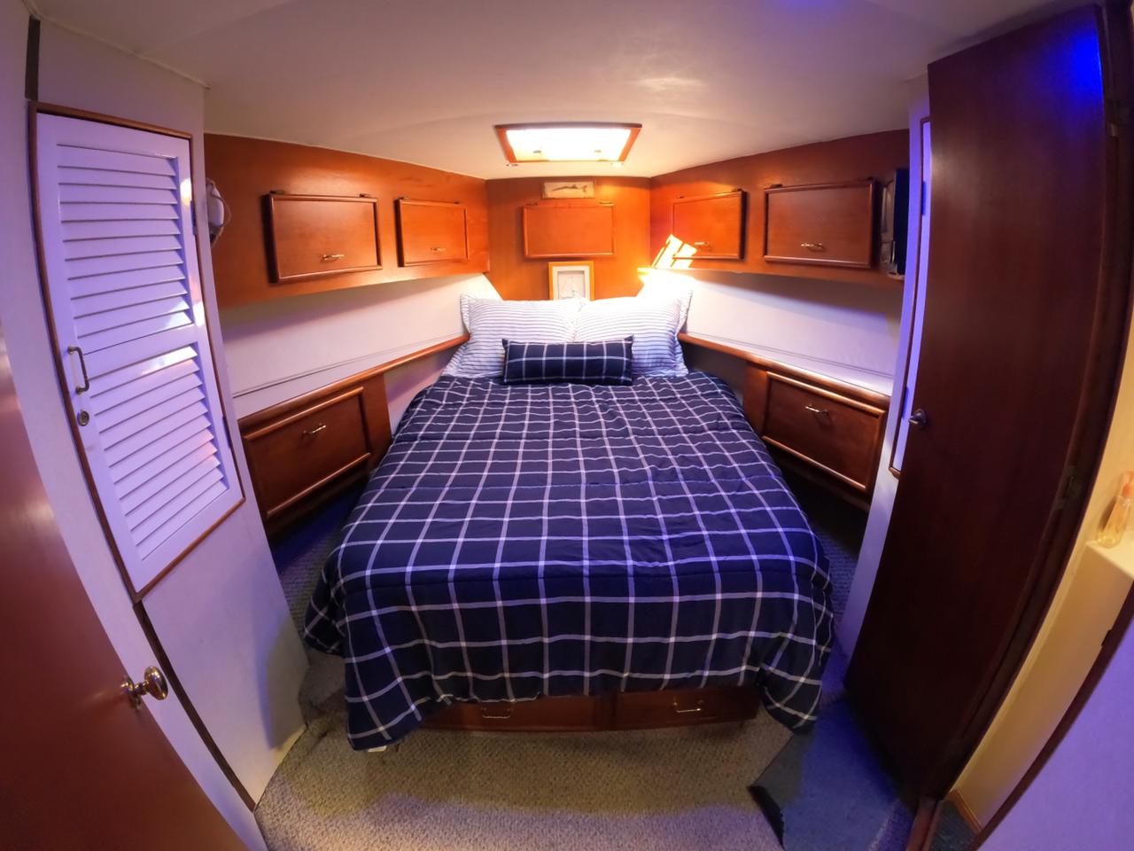 Master Bedroom CRUSH EM Sportfishing Boat