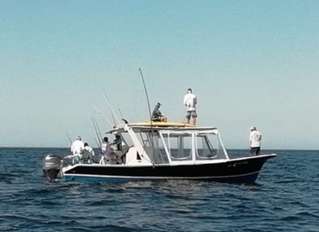 Marlin Rayado Papagayo fihing boat