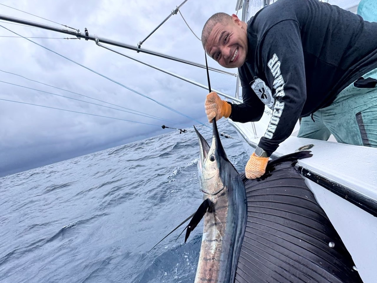 Fishing Charter with Fish Whistle Catching Sailfish Los Sueños Herradura