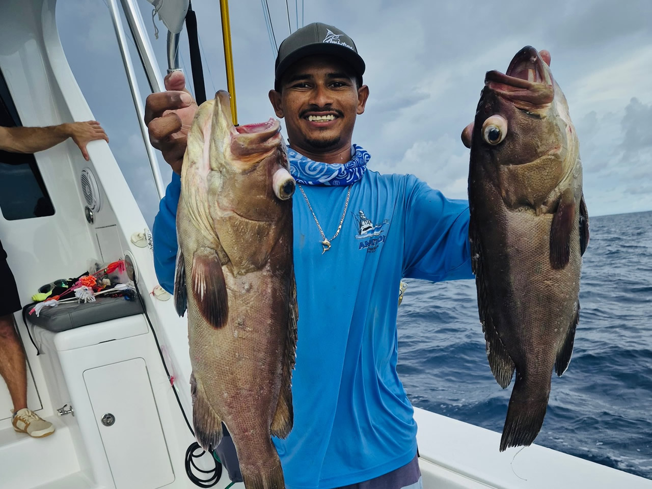 Boat Ambition Grouper catch